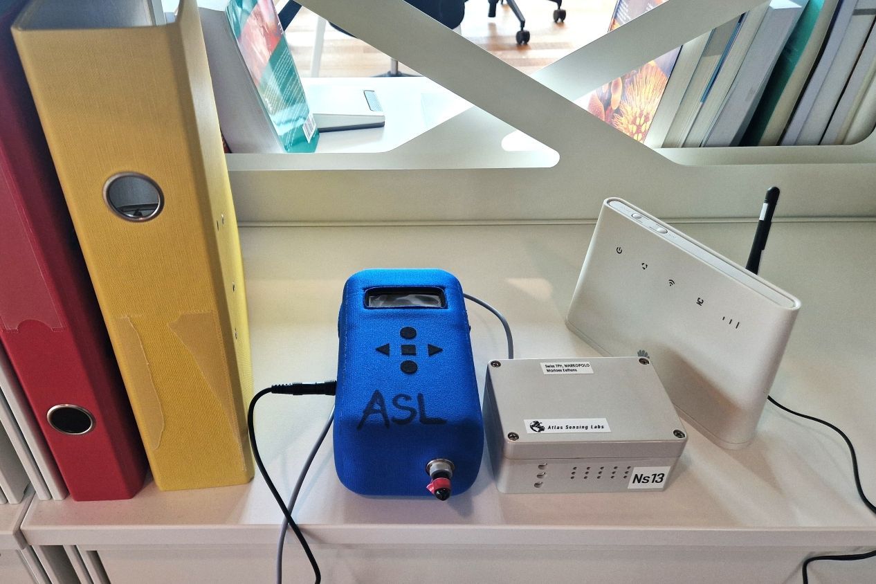 Ultrafine particle measuring devices (Photo: Swiss TPH)