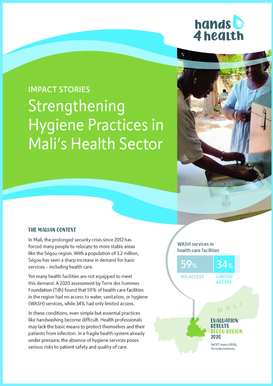 hands4health Impact Stories: Strengthening Hygiene Practices in Mali’s Health Sector