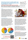 Improving access to quality health care for refugees and rural populations with a digital solution in Chad
