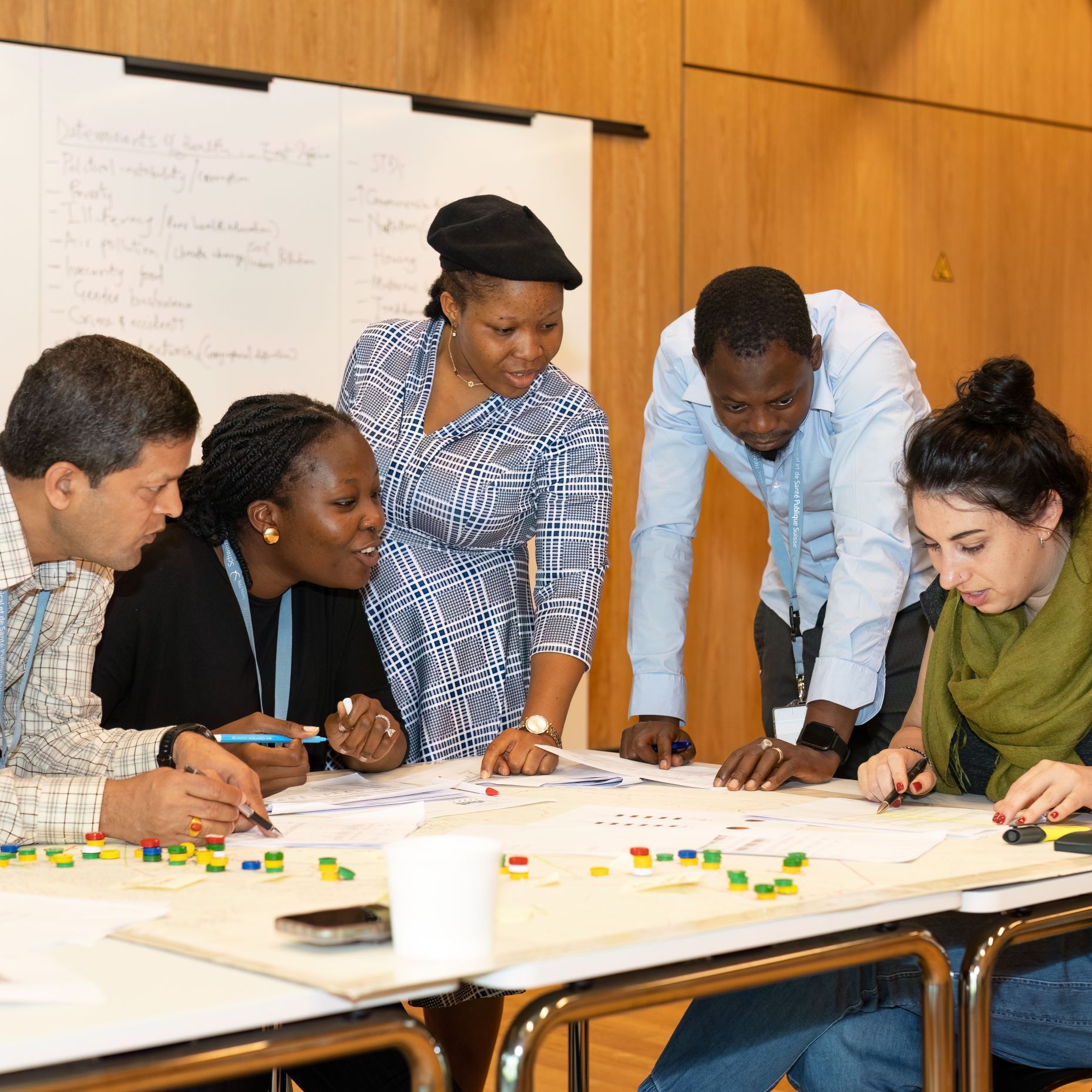 Students participating in an advanced studies programme at Swiss TPH