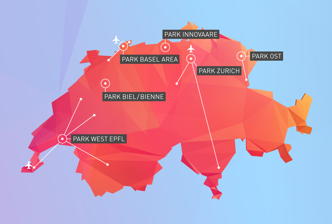 Together with its partners, Switzerland Innovation forms an ecosystem accelerating the transformation of research results into marketable products and services. Image credit: Switzerland Innovation
