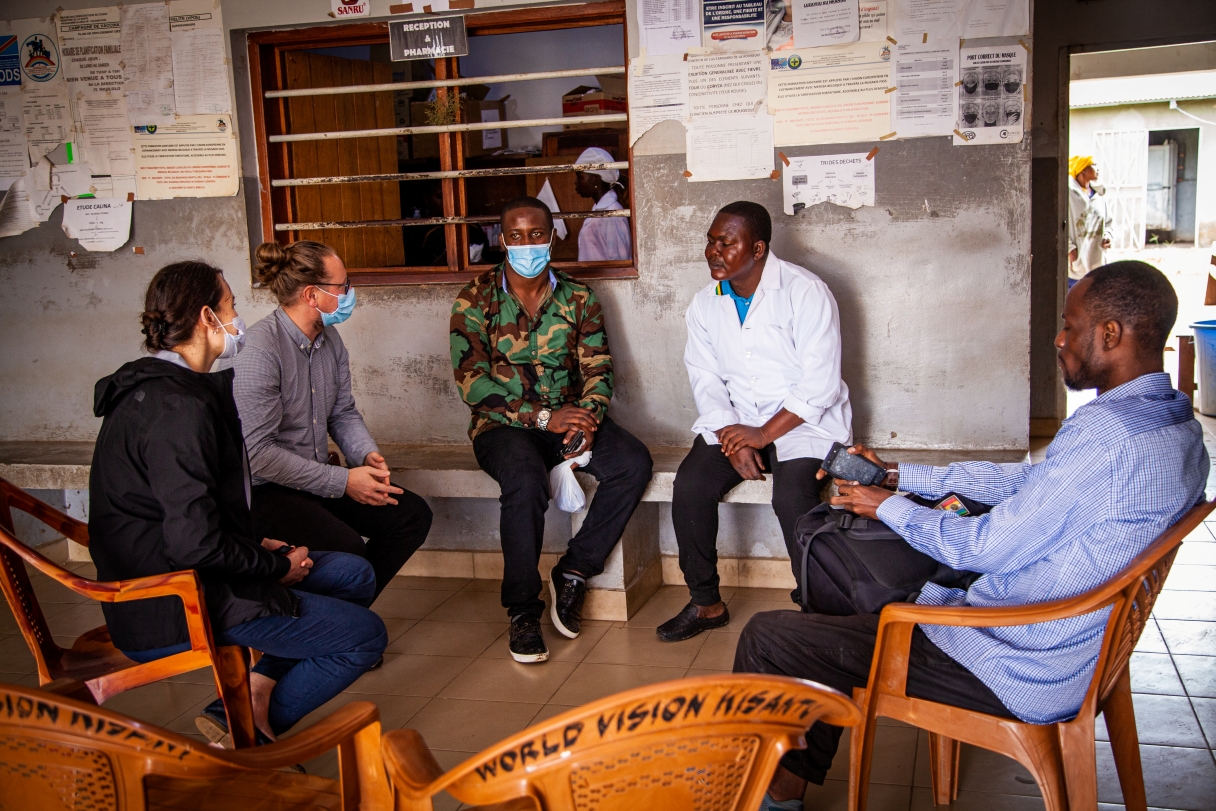 Study team meeting in a hospital in DRC (Photo: Fairpicture/Swiss TPH)
