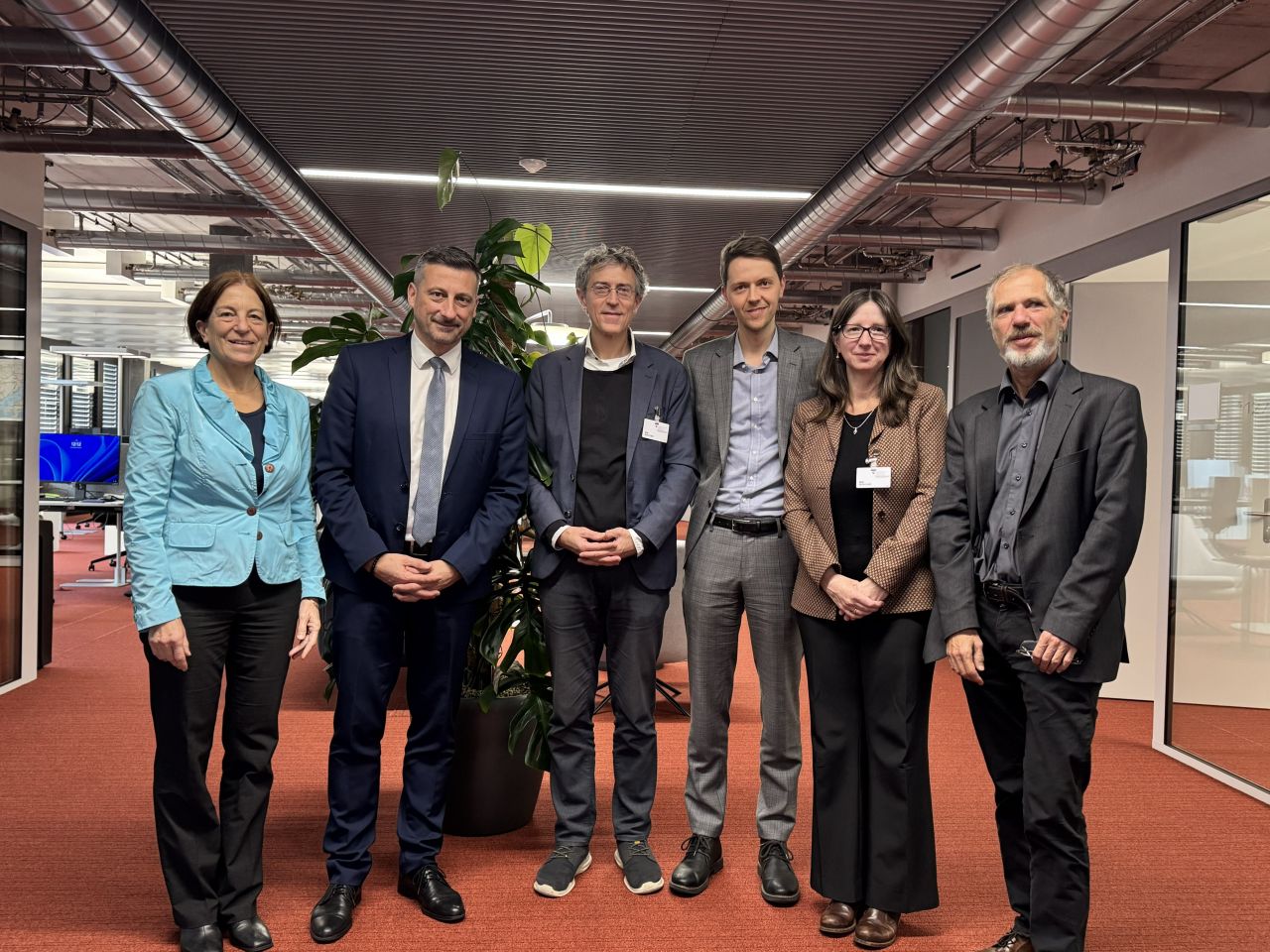 Swiss TPH delegation meeting Jacques Geber and his team.