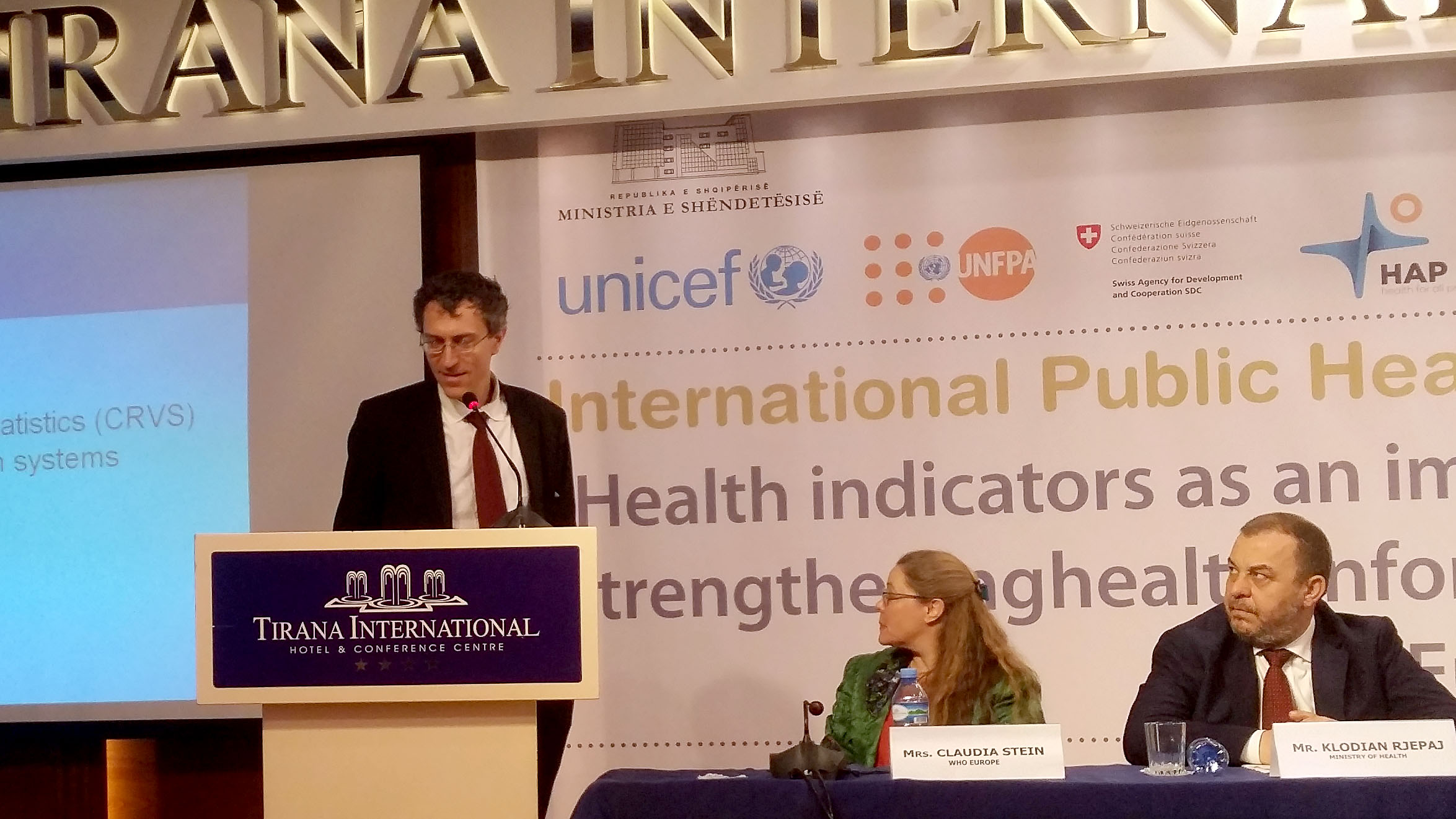 International Health Policies Conference, Tirana, 4 May16 International Health Policies Conference, Tirana, 4 May16